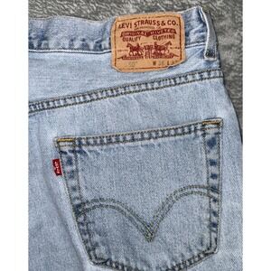 Vintage Levis Jeans Mens‎ 36x32 (fits 34x32) 550 Blue Relaxed Fit Straight Baggy